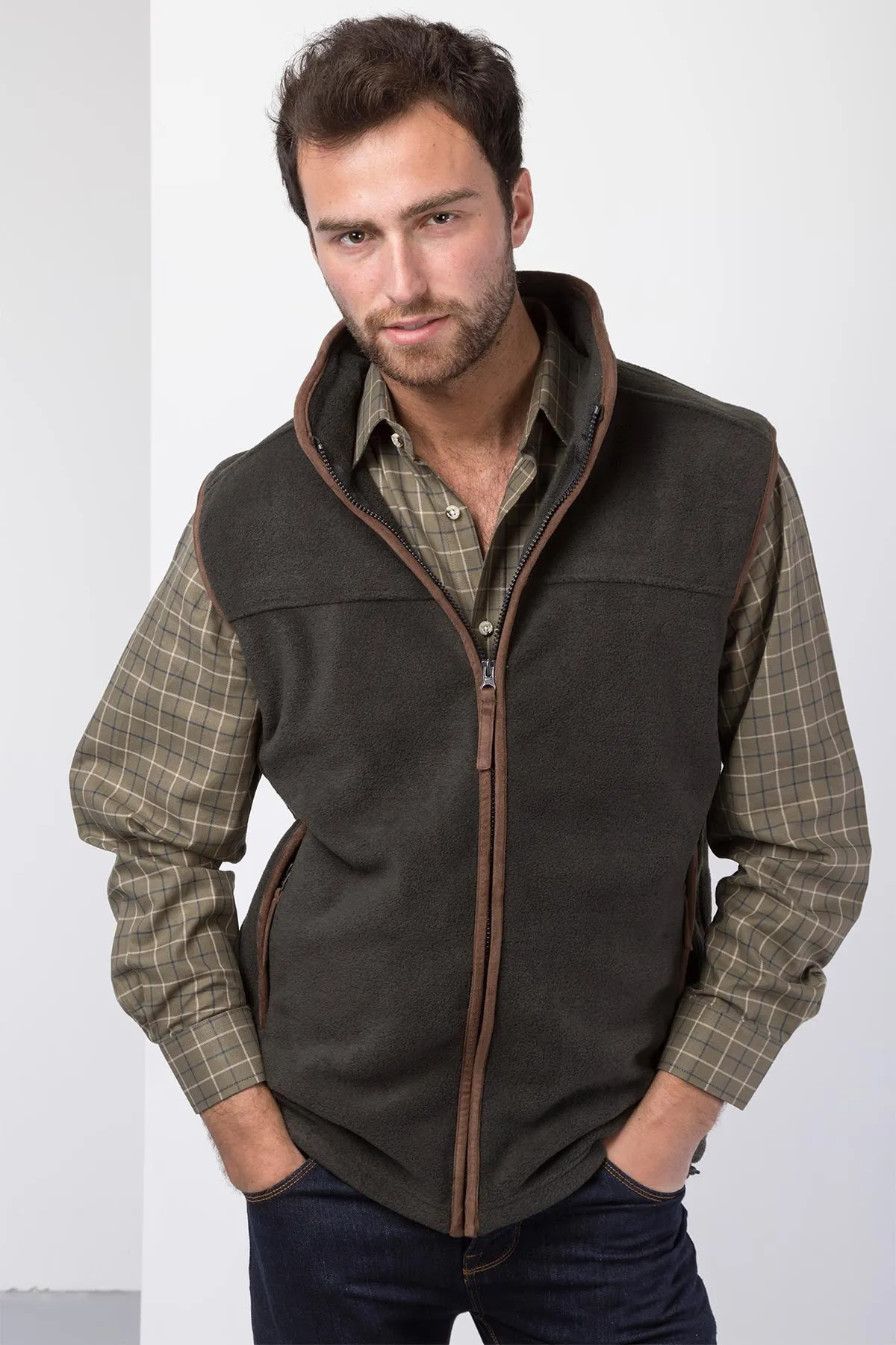 Men's Fleece Waistcoat - Huggate