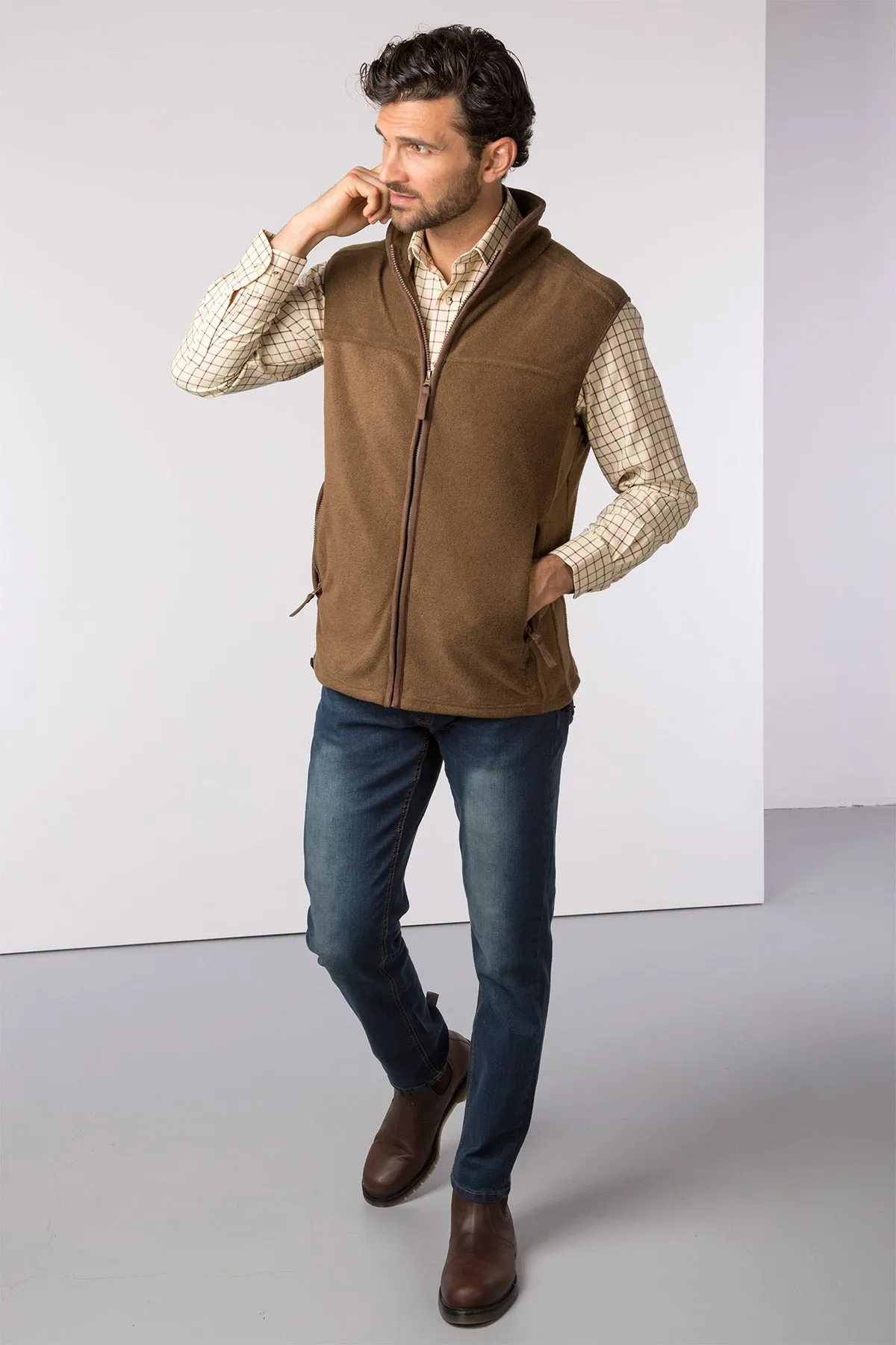 Men's Fleece Waistcoat - Huggate