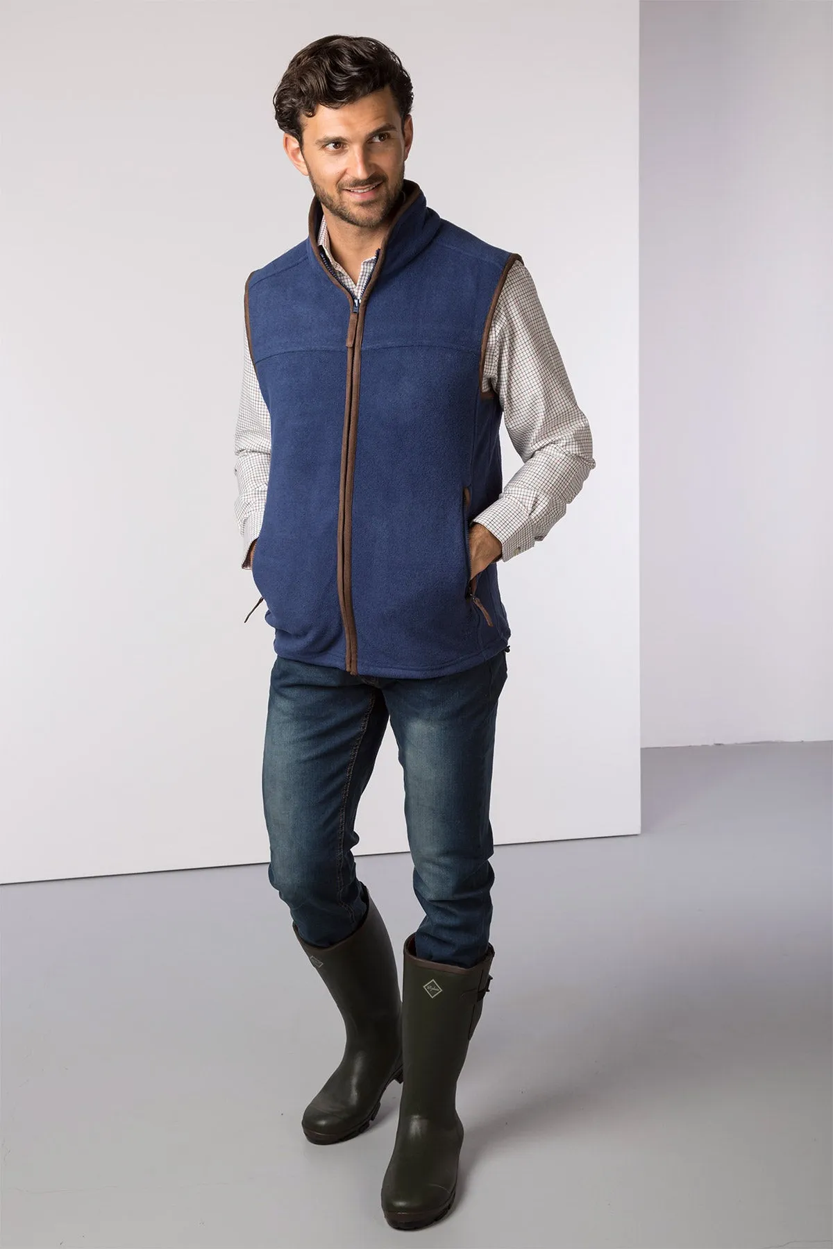 Men's Fleece Waistcoat - Huggate