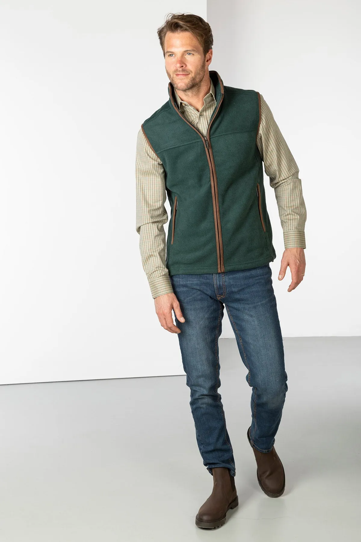 Men's Fleece Waistcoat - Huggate