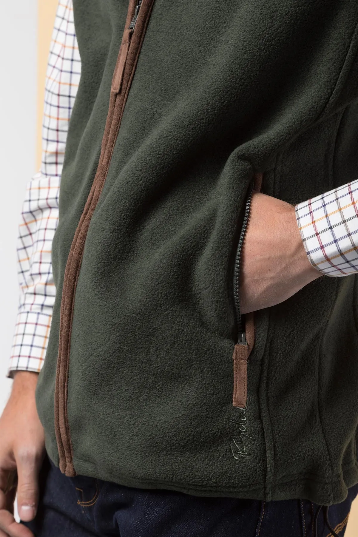 Men's Fleece Waistcoat - Huggate