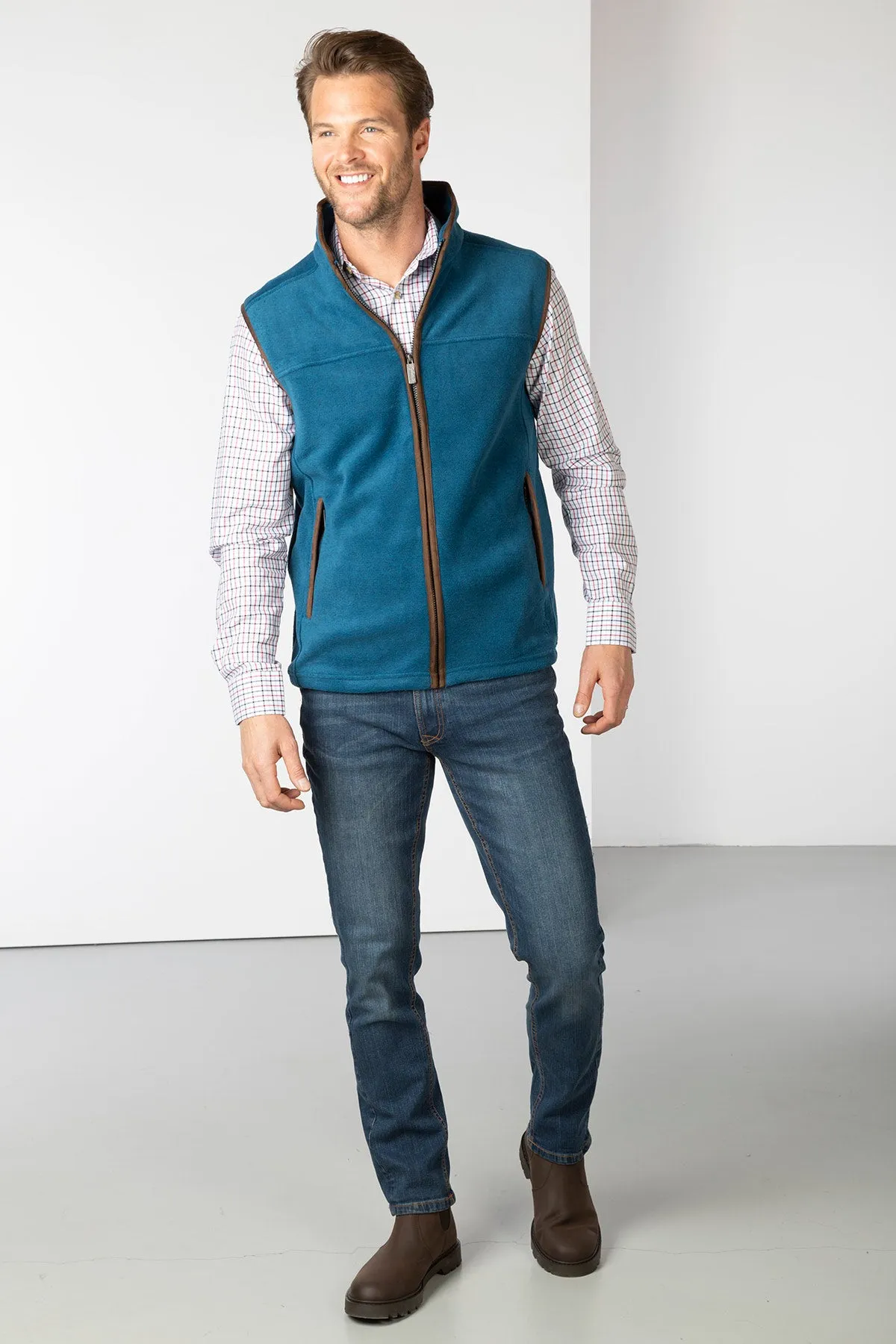 Men's Fleece Waistcoat - Huggate