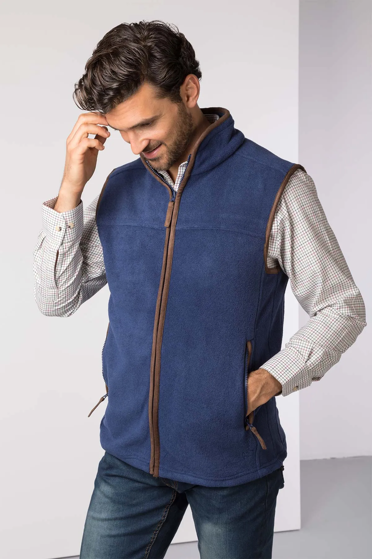 Men's Fleece Waistcoat - Huggate