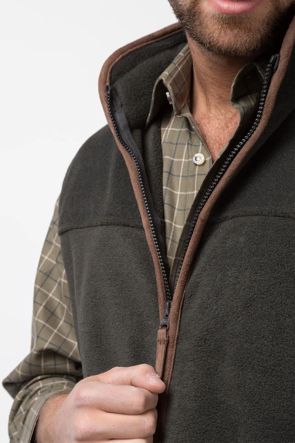 Men's Fleece Waistcoat - Huggate