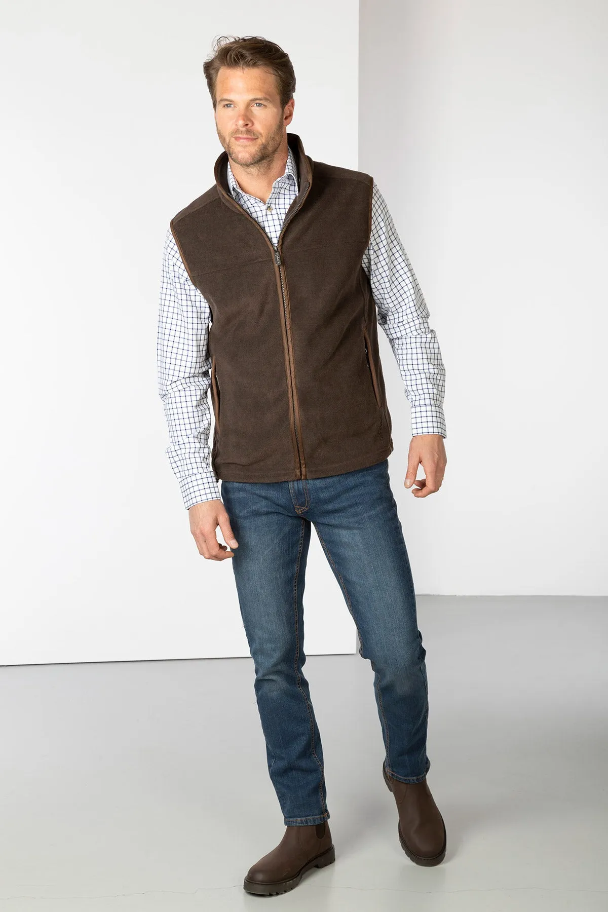 Men's Fleece Waistcoat - Huggate