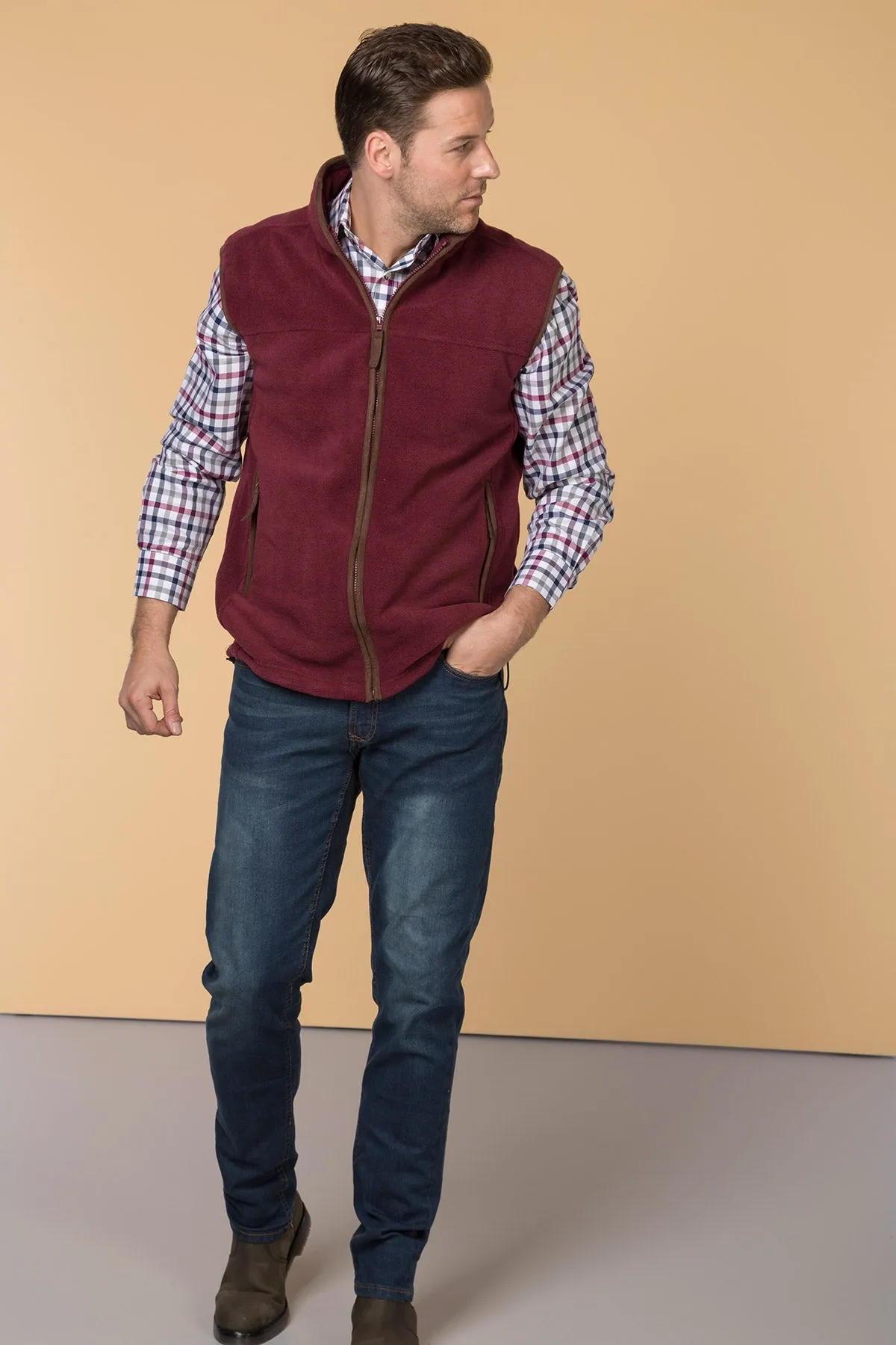 Men's Fleece Waistcoat - Huggate