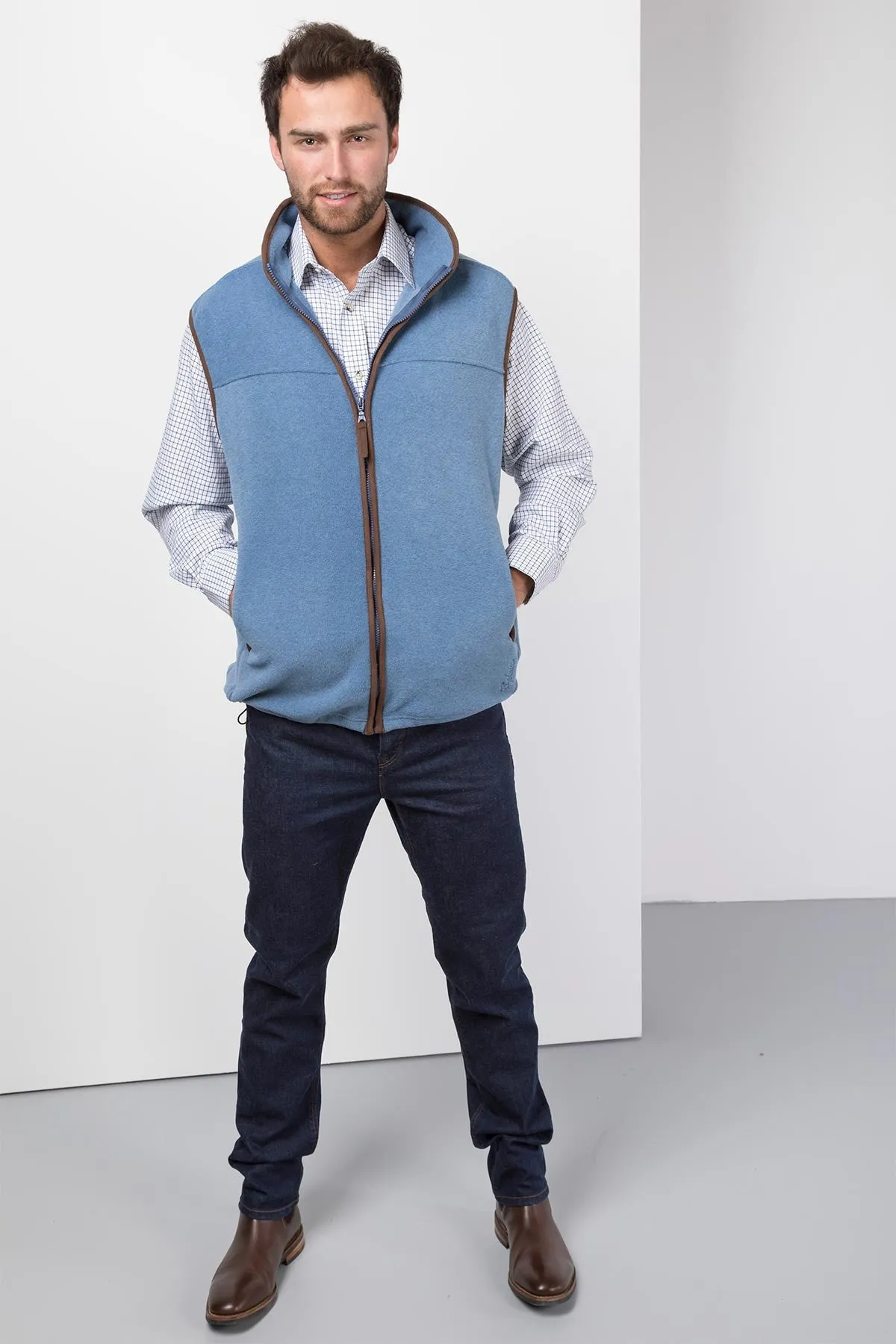 Men's Fleece Waistcoat - Huggate