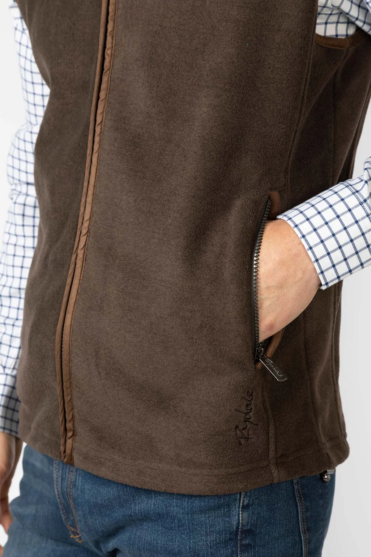 Men's Fleece Waistcoat - Huggate