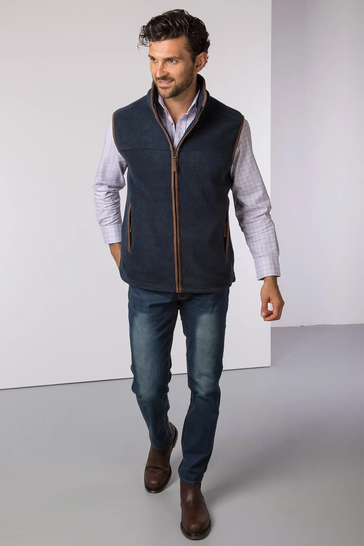 Men's Fleece Waistcoat - Huggate