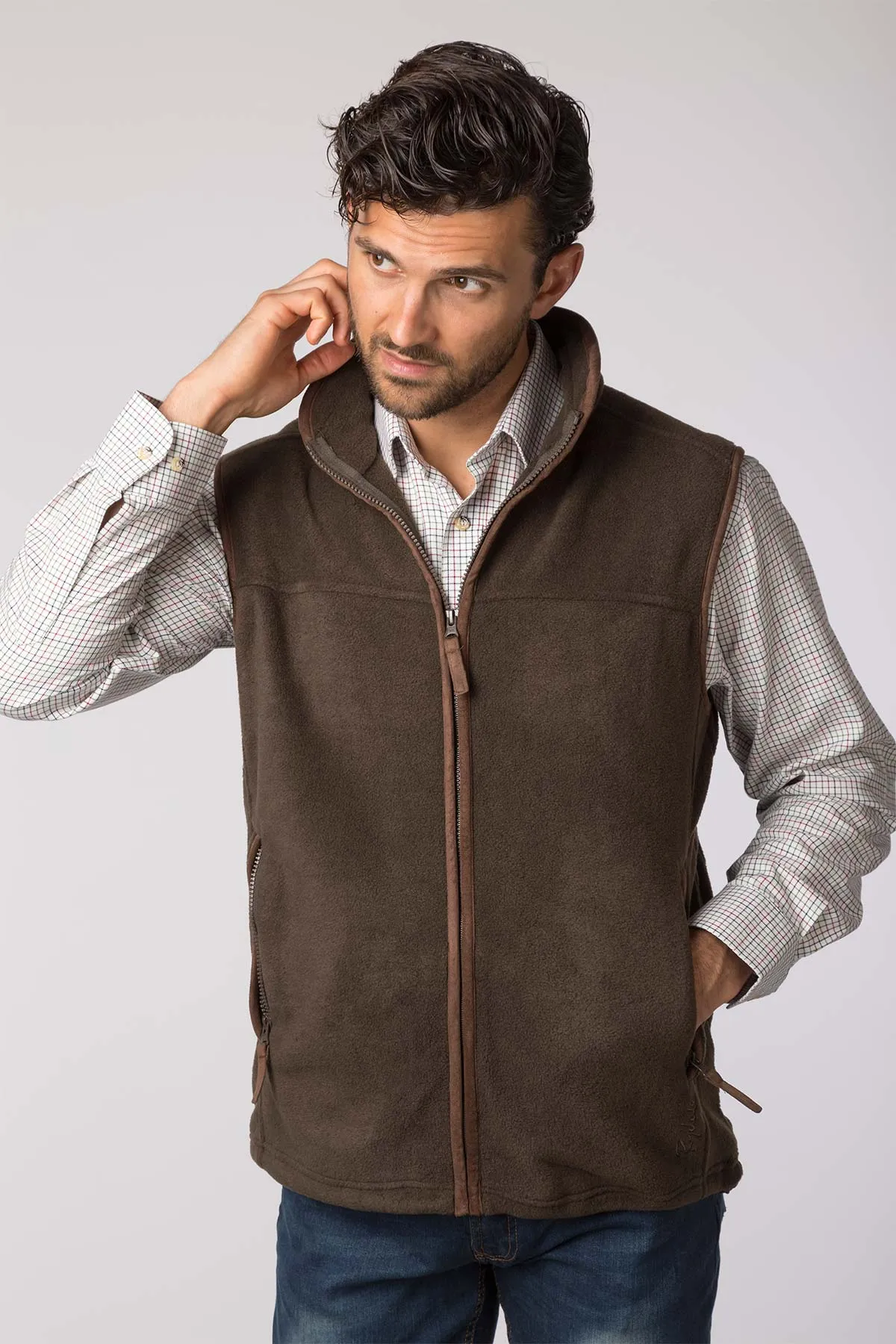 Men's Fleece Waistcoat - Huggate