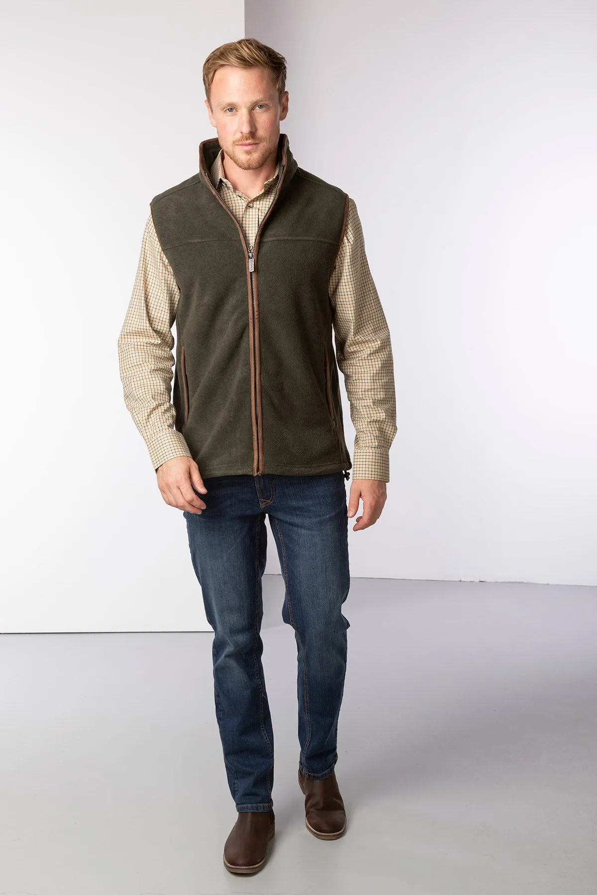 Men's Fleece Waistcoat - Huggate