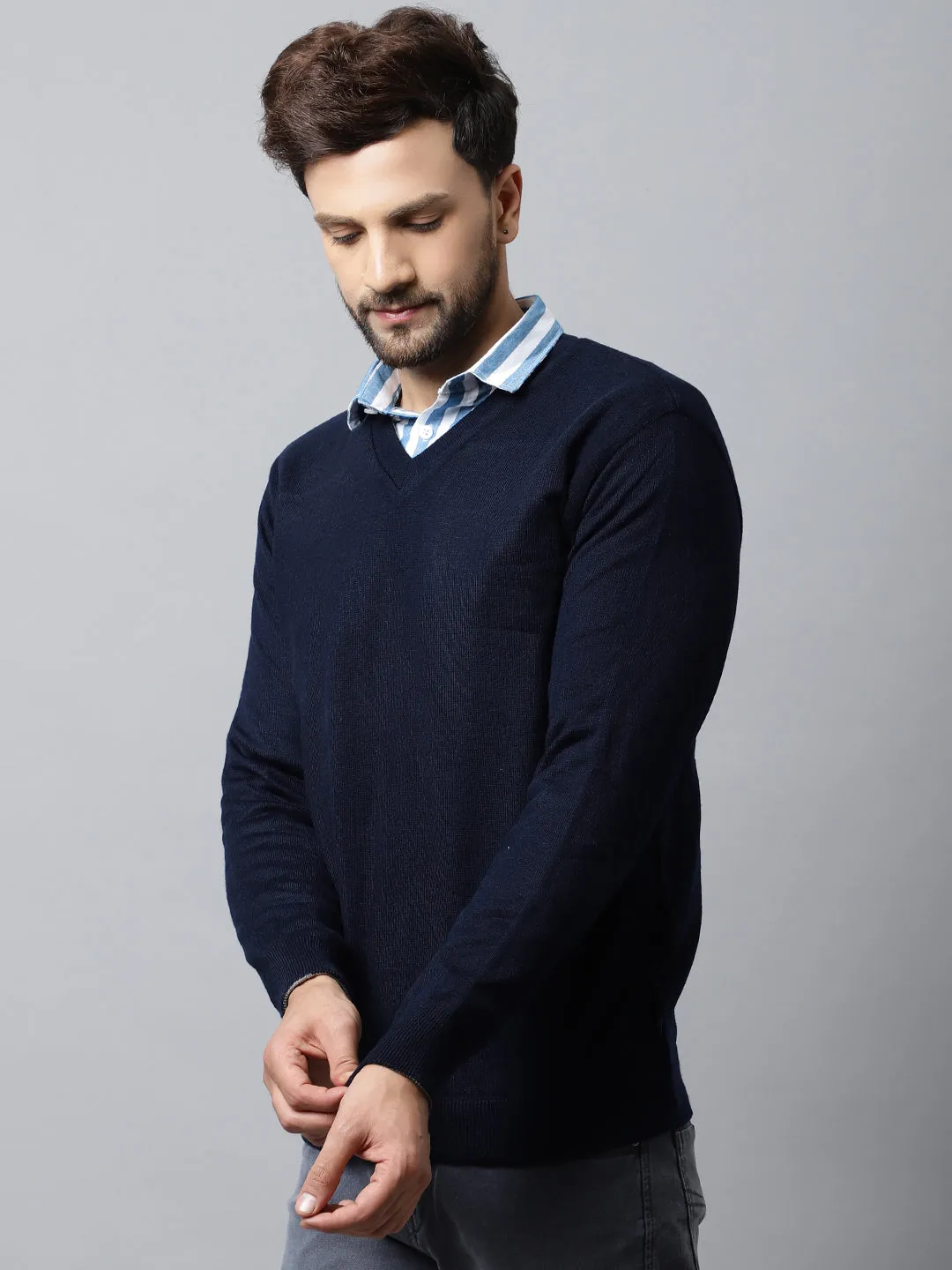 Mens Navy Sweater