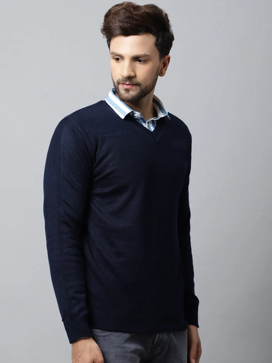 Mens Navy Sweater