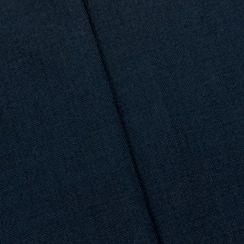 Navy Blue Plain Woven Shirting  Fabric