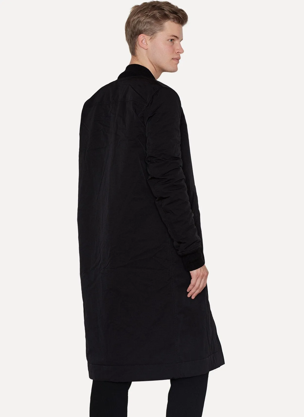 Padded Bomber Trench Coat