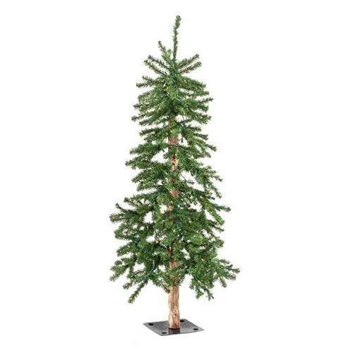 Pre-Lit Alpine Tree, 6ft