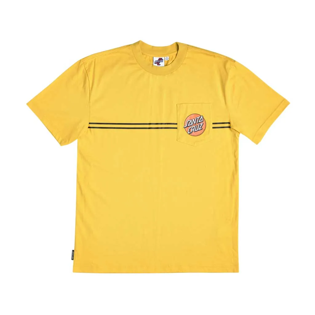 Santa Cruz S/S Pocket T-shirt - Gold