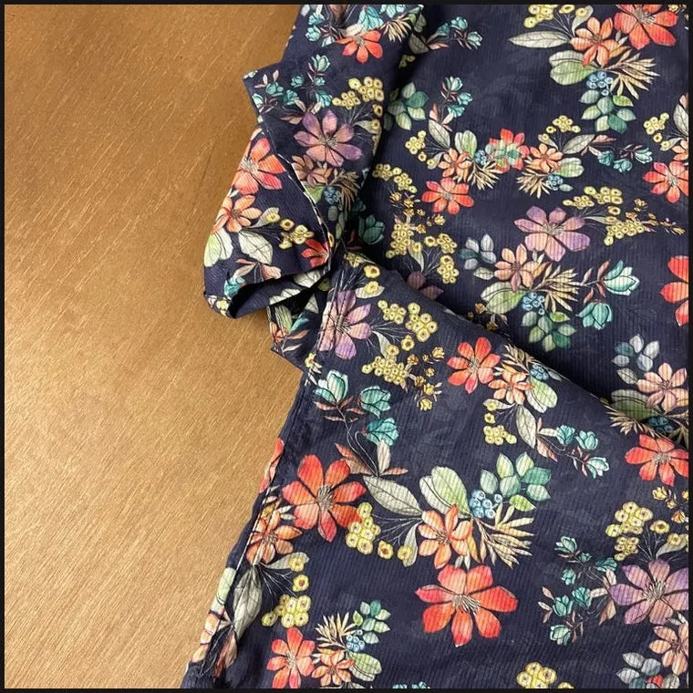 Stitch Note Floral Shirt