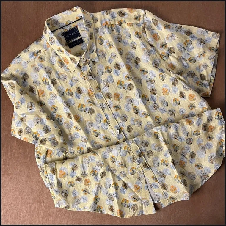 Stitch Note Floral Shirt