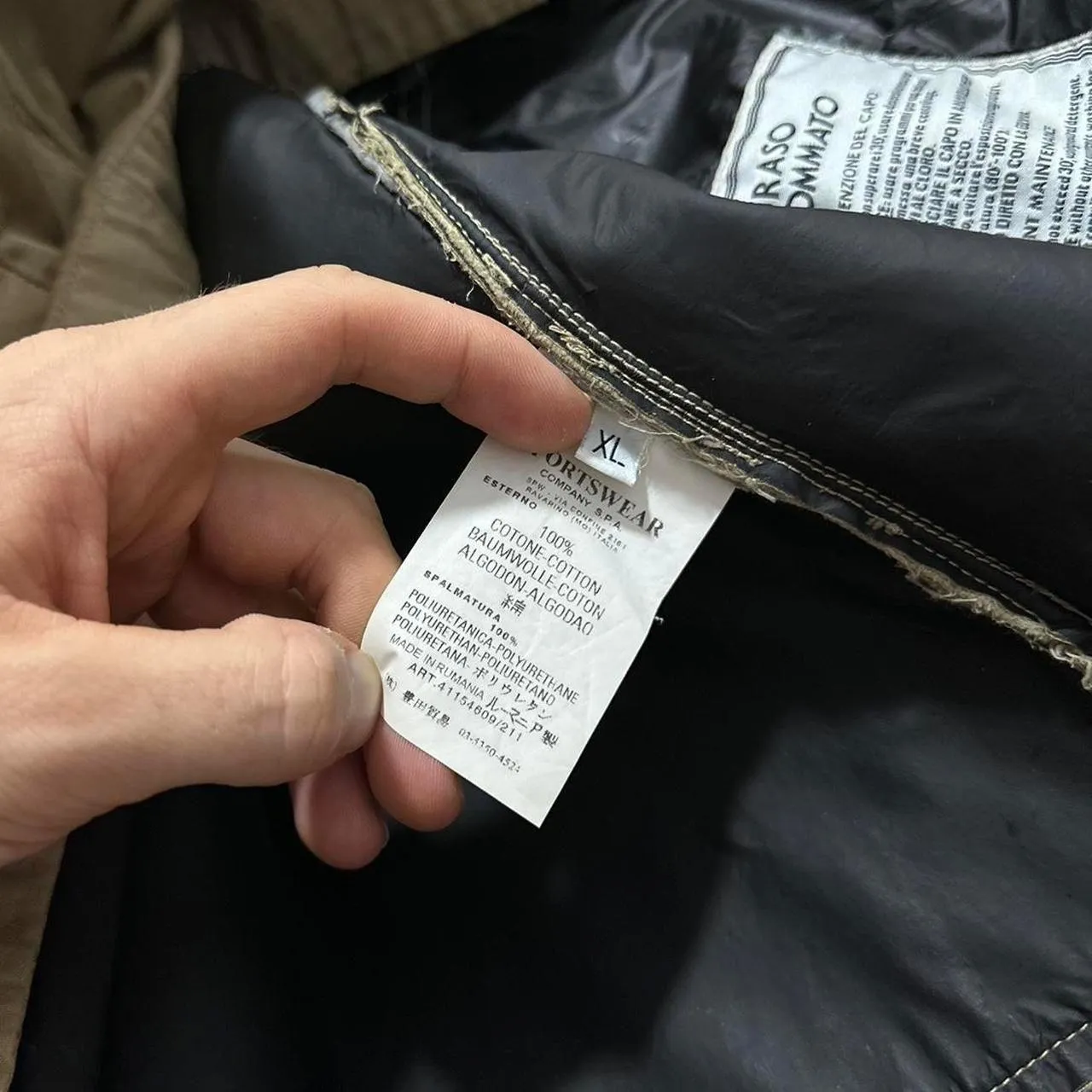 Stone Island A/W 2004 Raso Gommato Jacket