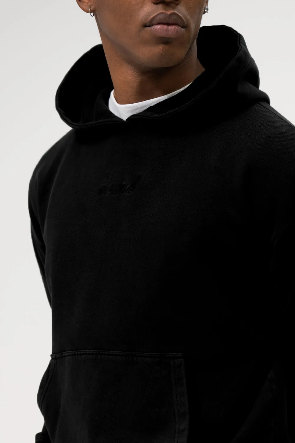 SUSTAIN BLACK HOODIE