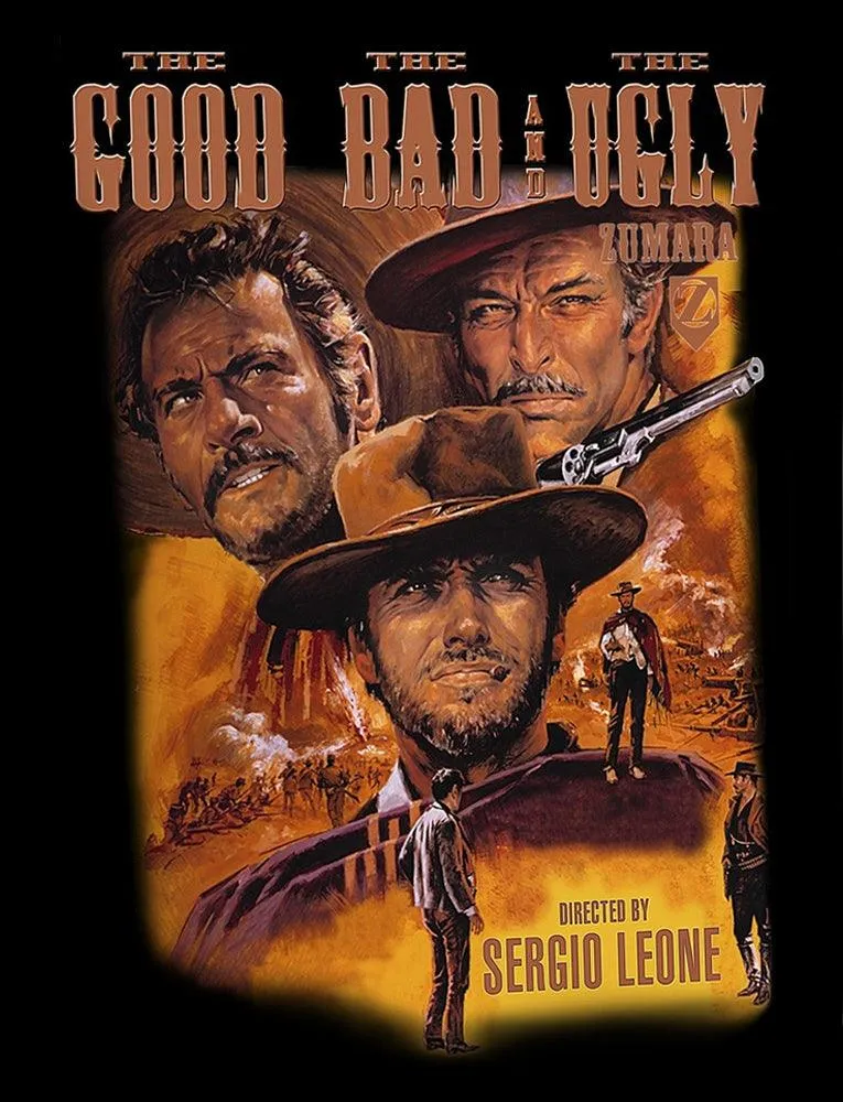 The Good Bad and Ugly - Spaghetti Western - T-Shirt