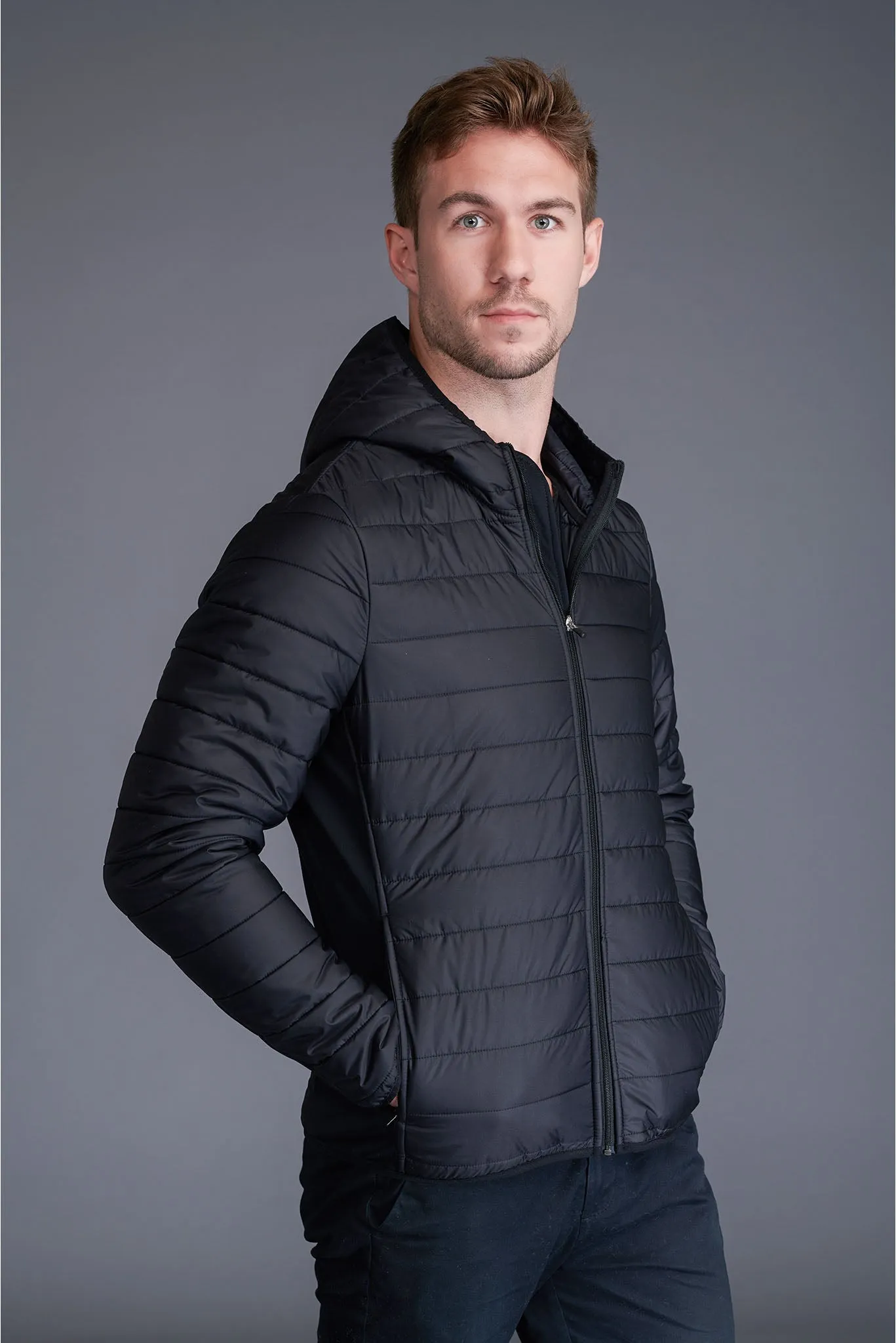 Train to Win Hooded Coat Mens