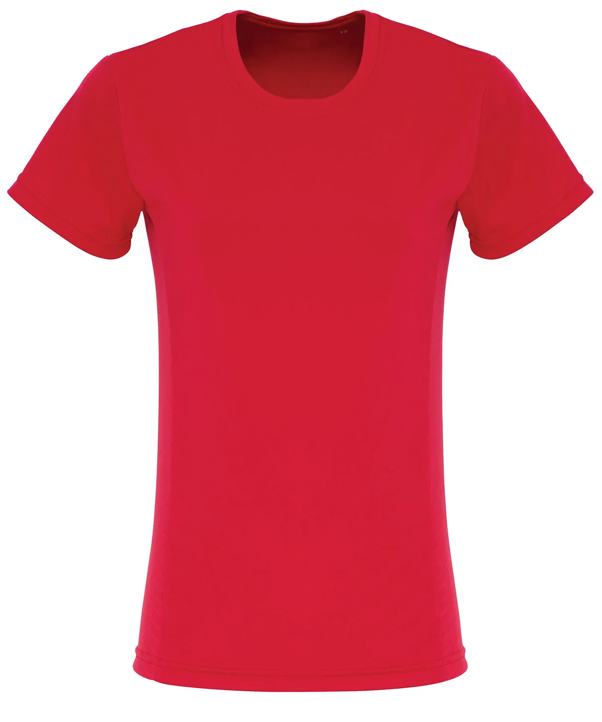 Womens TriDri® embossed panel t-shirt | Fire Red