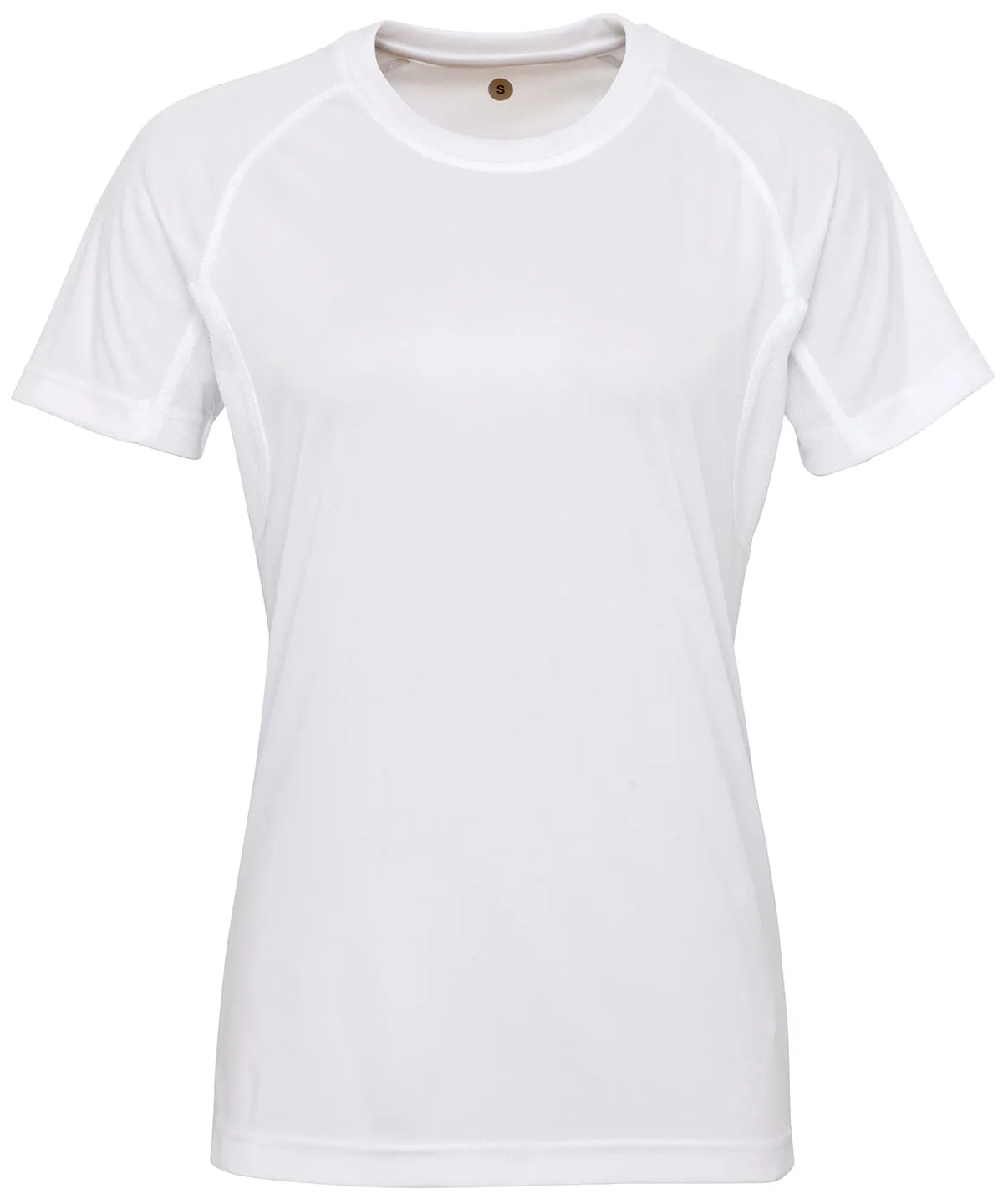 Womens TriDri® panelled tech tee | White