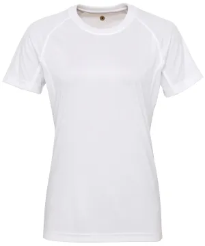 Womens TriDri® panelled tech tee | White