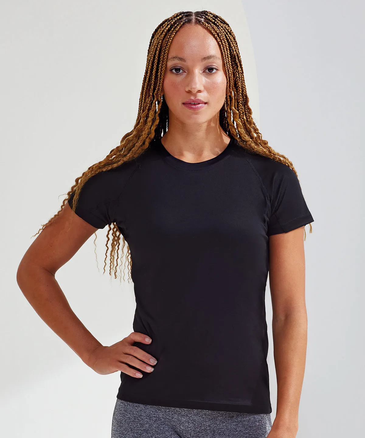 Womens TriDri® panelled tech tee | White